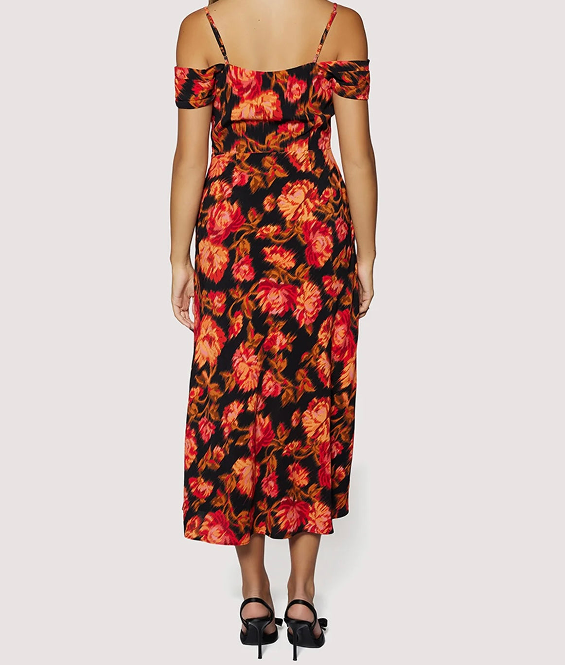 EVENING BLOOM MIDI DRESS