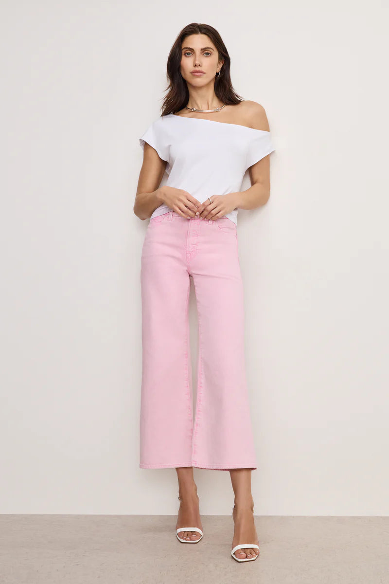 GOOD WAIST CROPPED PALAZZO JEANS