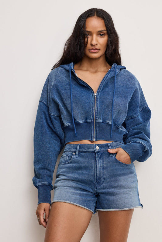 JEANIUS ZIP UP HOODIE