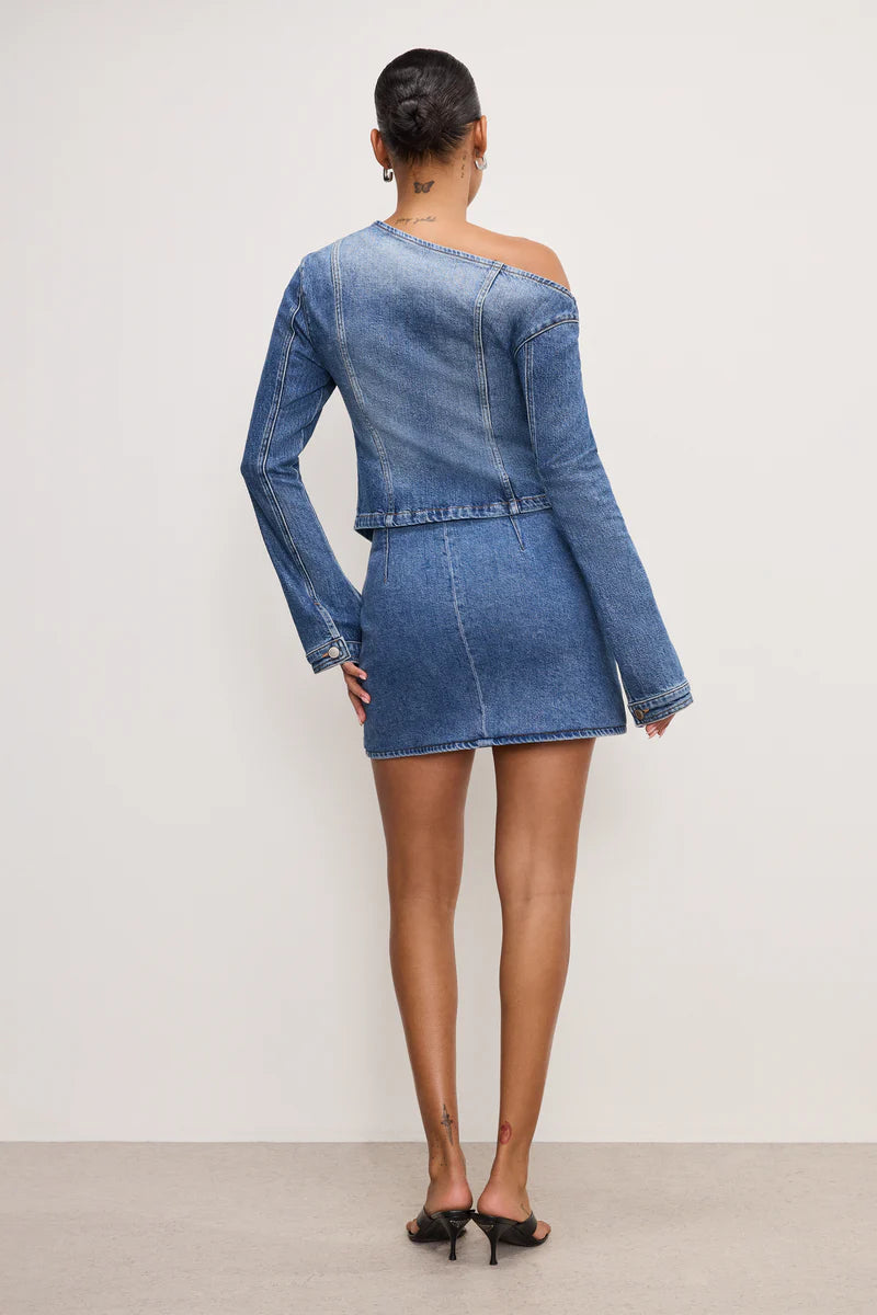 DENIM MINI SKIRT