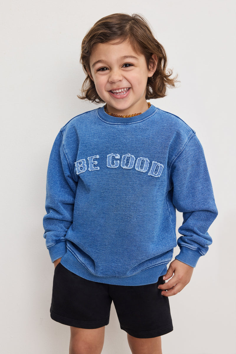 "BE GOOD" CREWNECK SWEATSHIRT