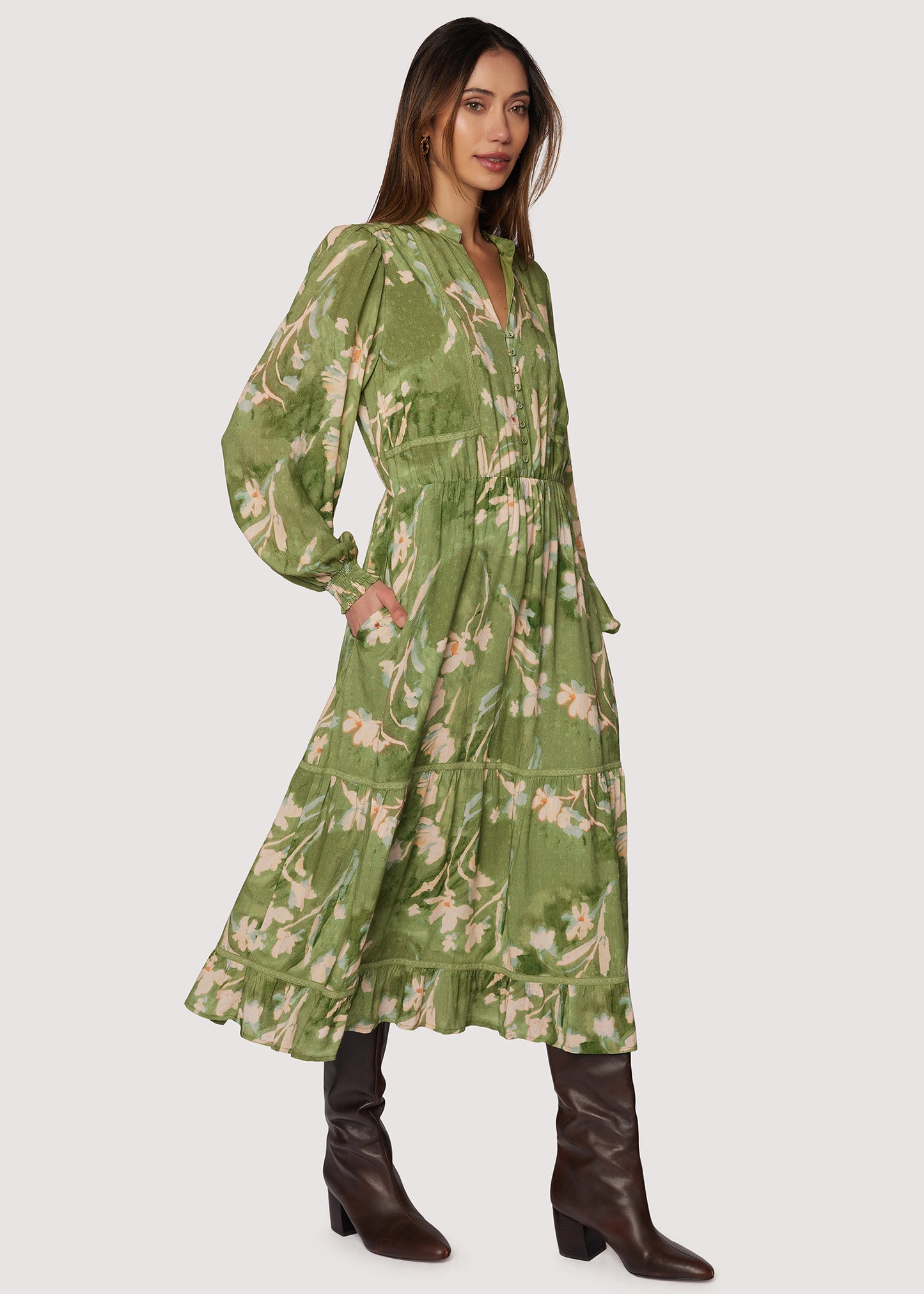 SERENE MAJESTY MIDI DRESS