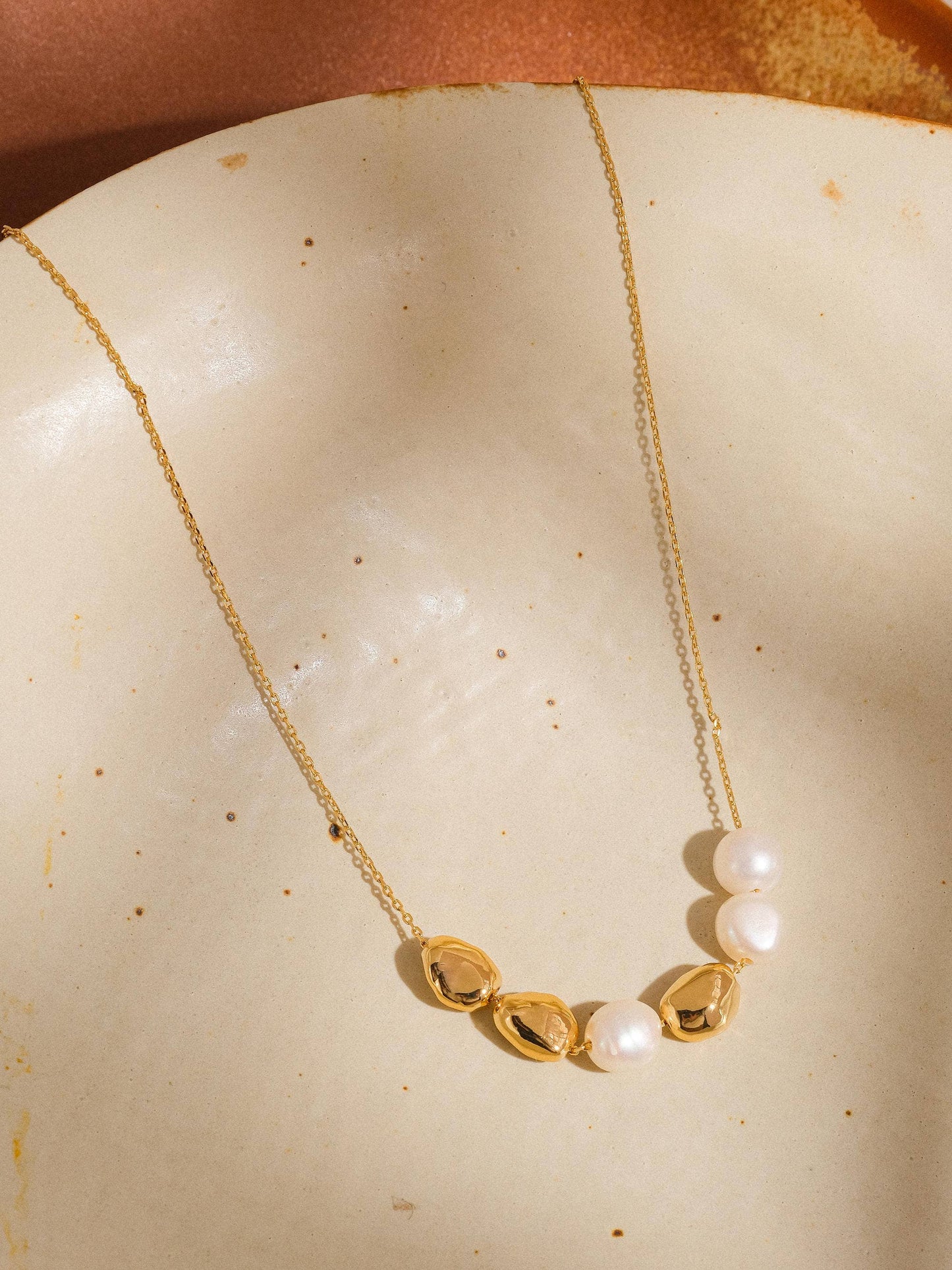 MAUD PEARL BEADED NECKLACE