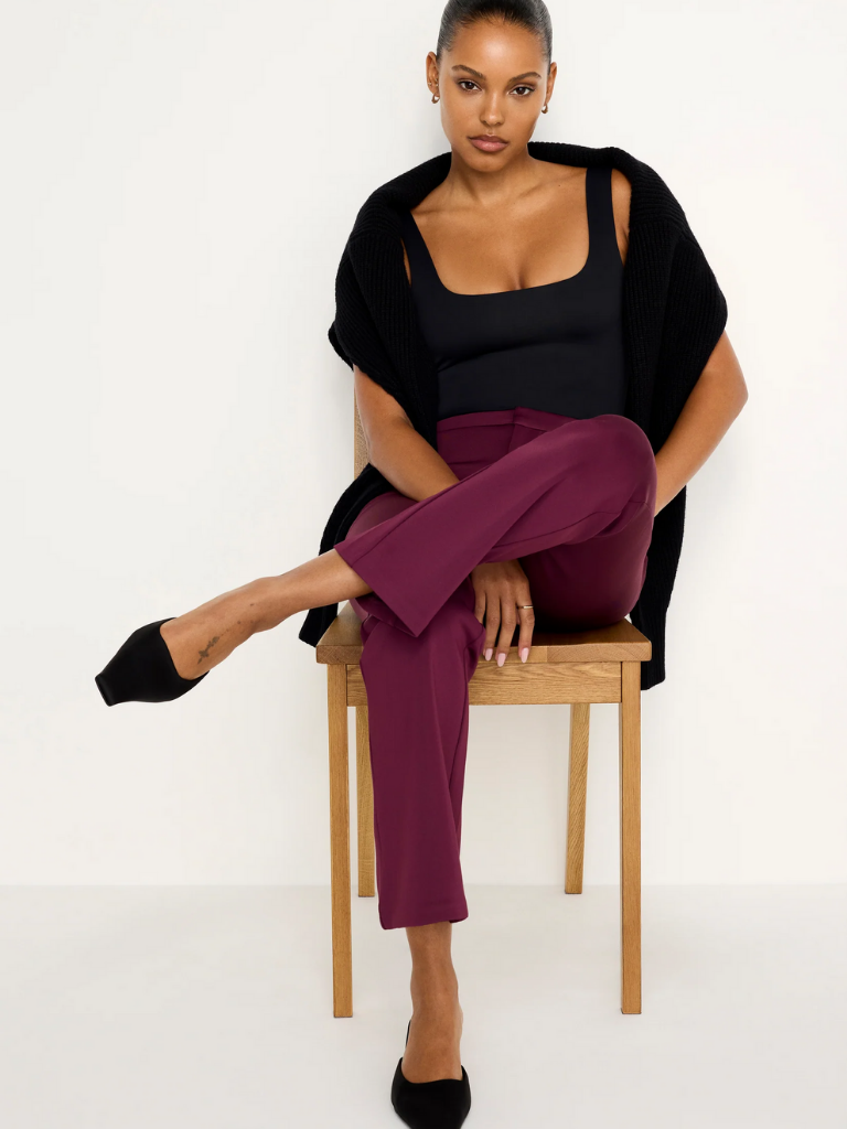 SCUBA CROPPED STRAIGHT PANT