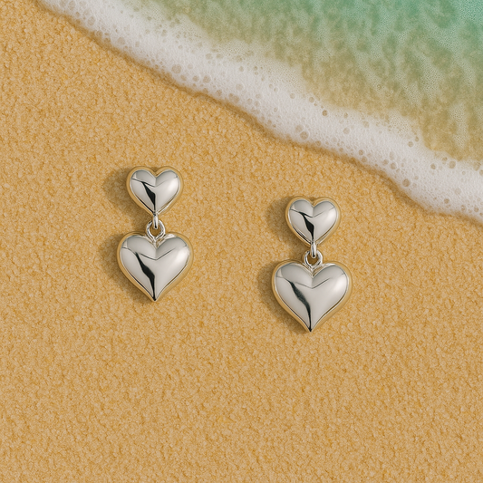 HADLEY HEART EARRINGS