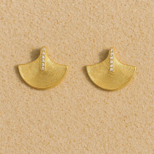 GIANA GOLD-DIPPED EARRINGS