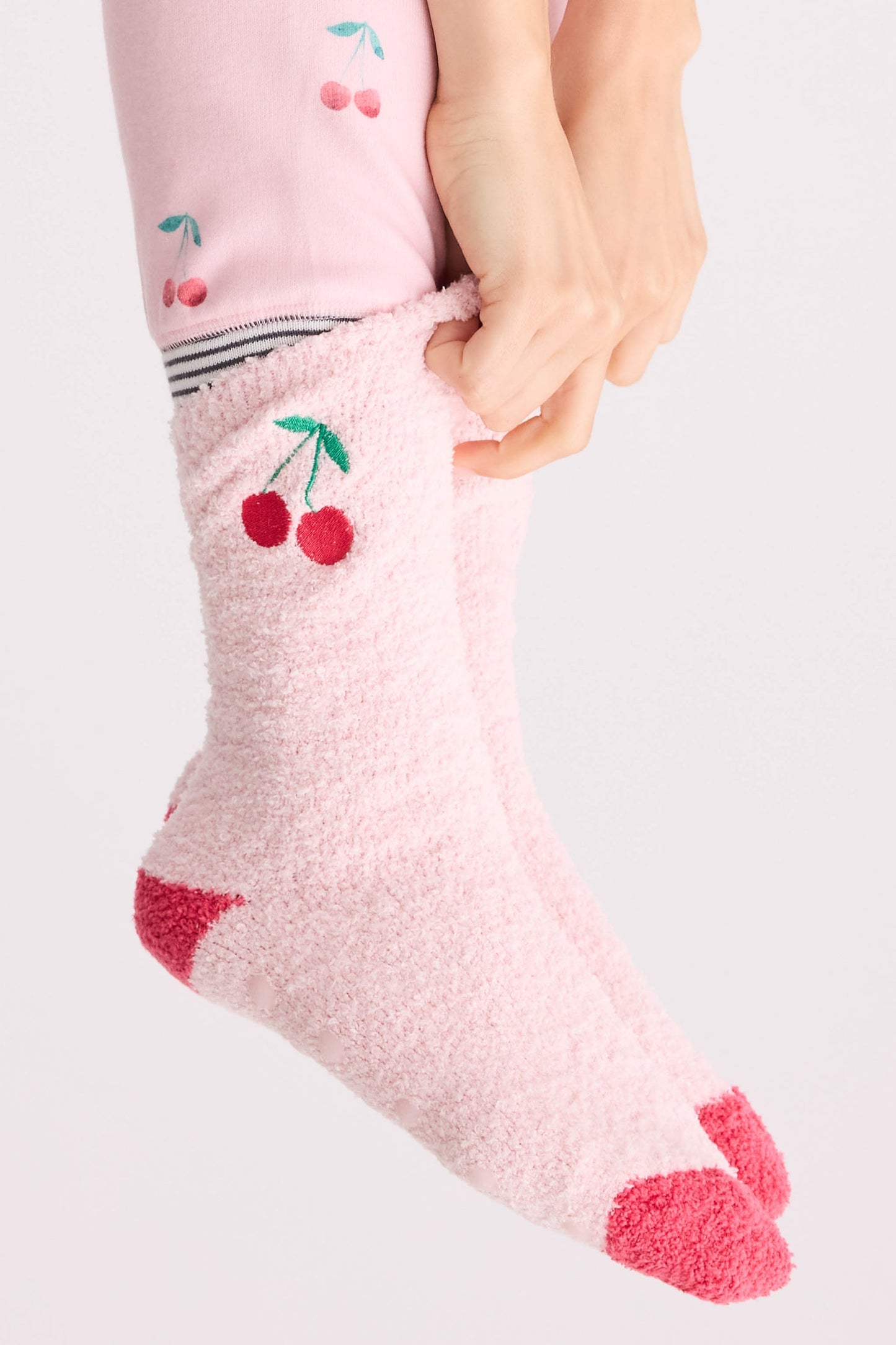 LIFE IS SWEET CHERRY FUN SOCKS