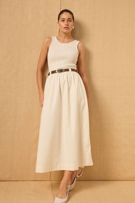 ELEMENTAL KNIT COMBO DRESS