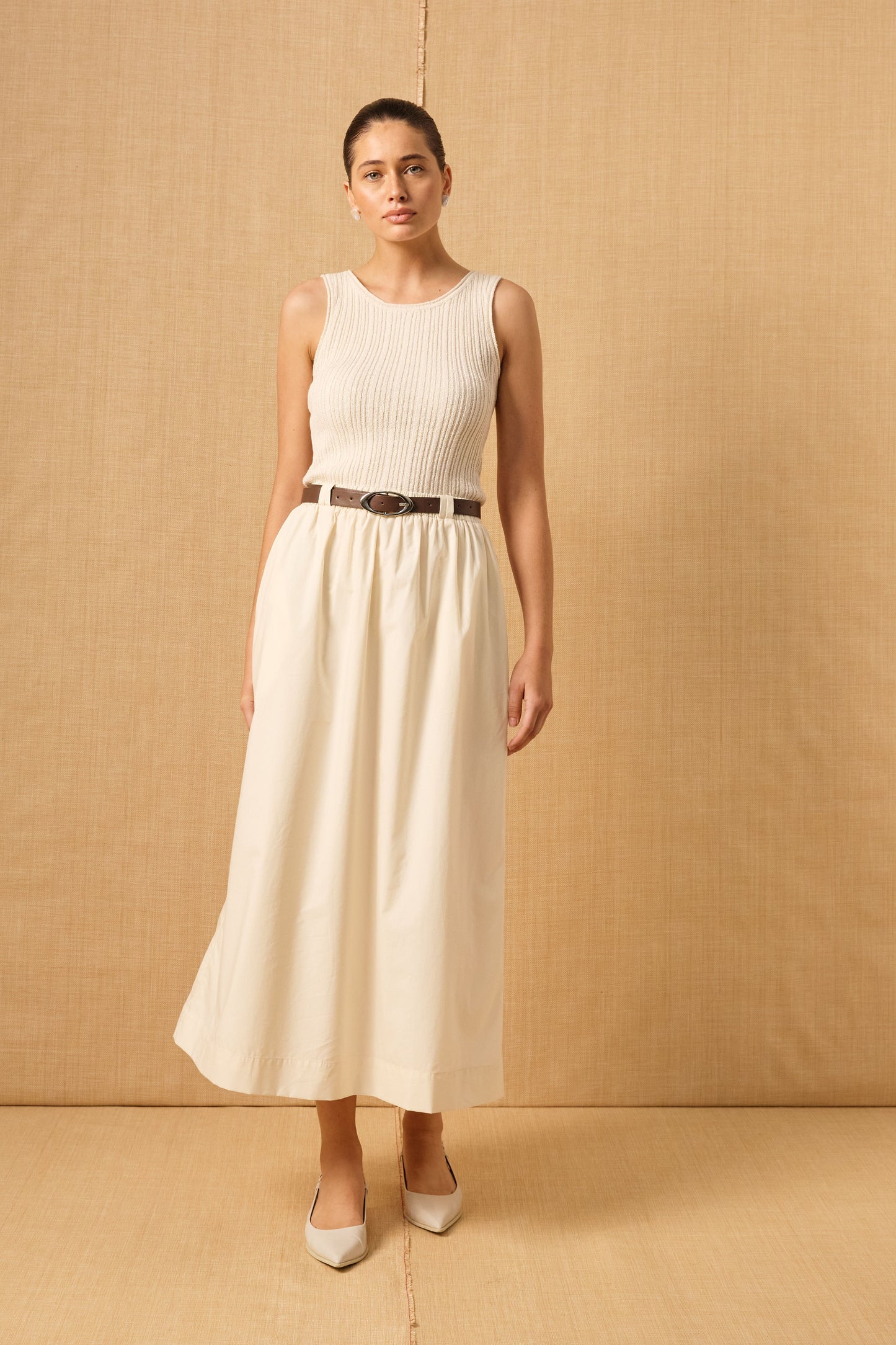 ELEMENTAL KNIT COMBO DRESS