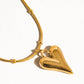 BAYLEE 18K GOLD HEART NECKLACE
