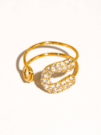 DAGG 18K GOLD GLAM RING