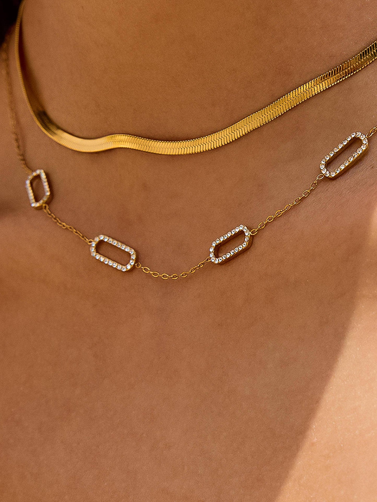 BURBANK 18K GOLD NECKLACE