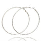 HYPO ALLERGENIC TWISTED HOOP EARRINGS