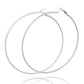 HYPO ALLERGENIC TWISTED HOOP EARRINGS