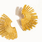 BOISE 18K GOLD STARBURST EARRINGS