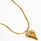 BAYLEE 18K GOLD HEART NECKLACE