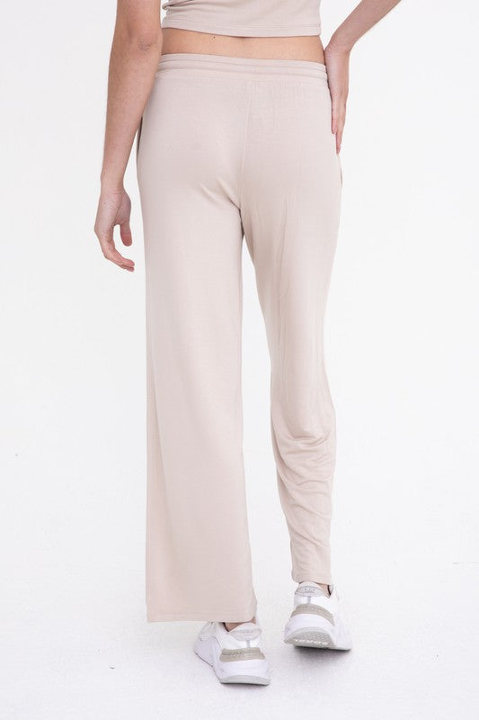 MID-RISE TERRY PANT