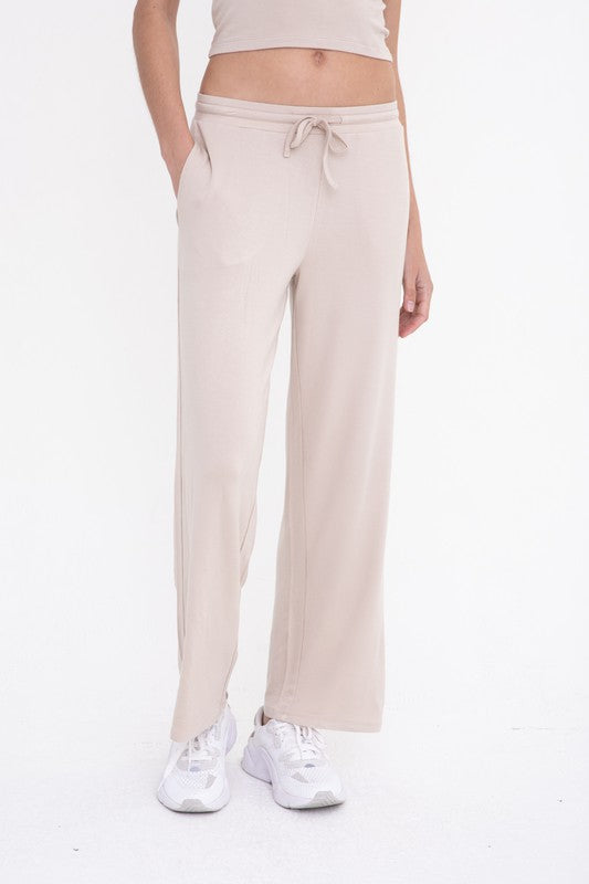 MID-RISE TERRY PANT