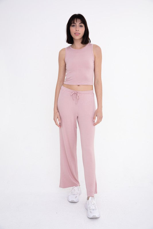 MID-RISE TERRY PANT