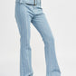 LOW RISE FLARED JEANS