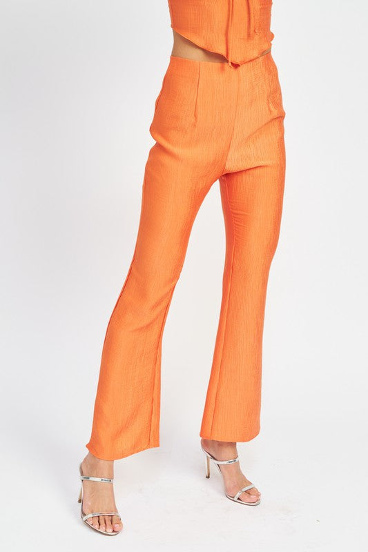 FLARE HIGH RISE PANTS