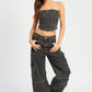 CARGO LOW WAIST JEANS