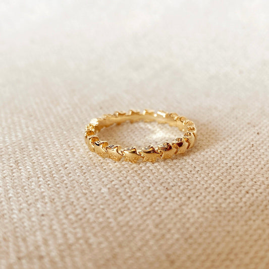 ROBYN 18K GOLD FILLED RING