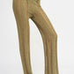 LADDERED HIGH WAIST FLARE PANT