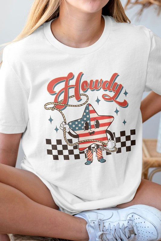 HOWDY AMERICA GRAPHIC TEE