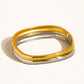 REN 18K GOLD STAINLESS BANGLE