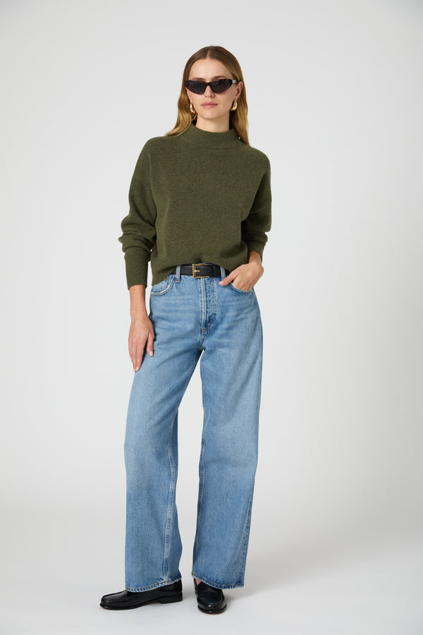 VHARI MOCK NECK SWEATER