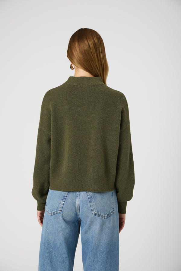 VHARI MOCK NECK SWEATER