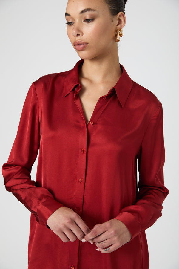 ENNIS SATIN SHIRT