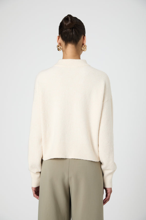 VHARI MOCK NECK SWEATER