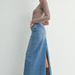 ABBY MAXI DENIM SKIRT