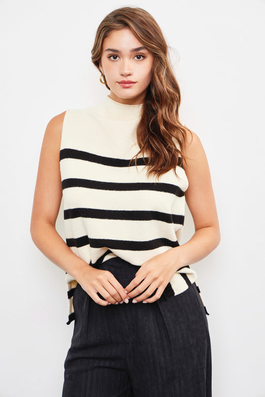 HOPSON MOCK NECK TOP