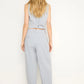 ESSENTIAL SUITING PLEATED TROUSERS