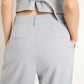 ESSENTIAL SUITING PLEATED TROUSERS