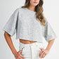 HEIDI BUTTON DOWN CROP CARDIGAN