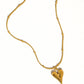 BAYLEE 18K GOLD HEART NECKLACE