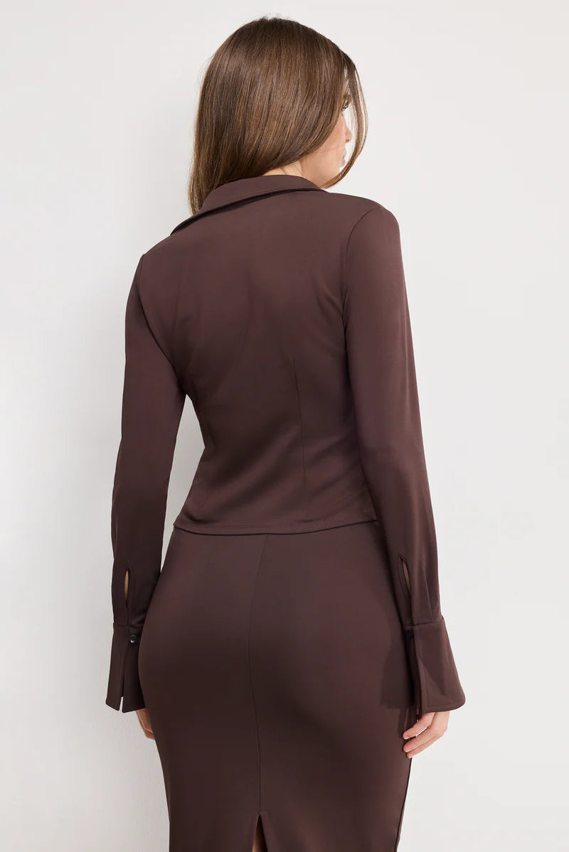 GA MATTE JERSEY LONG SLEEVE