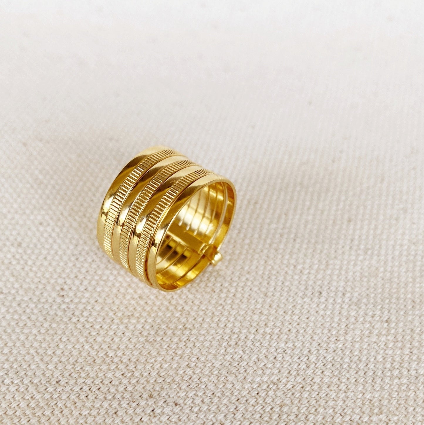 CHLOE 18K GOLD FILLED RING