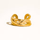 CORI 18K GOLD CRISSCROSS RING