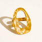 18K GOLD STATEMENT RINGS