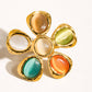 STEF 18K VINTAGE FLORAL RING