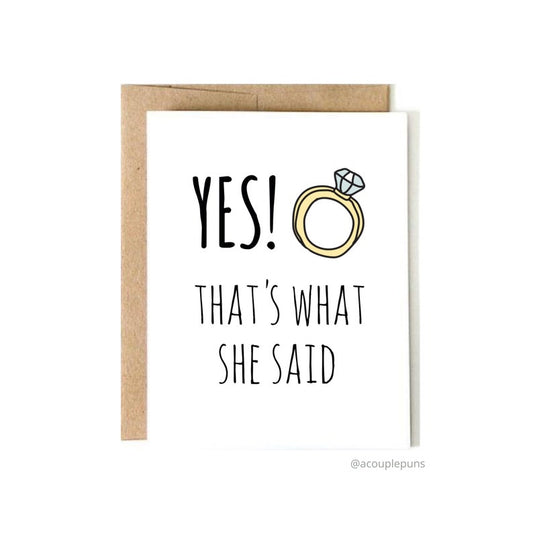 THAT’S WHAT SHE SAID WEDDING