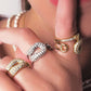 DAGG 18K GOLD GLAM RING