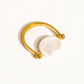 DORA 18K GOLD PEARL RING