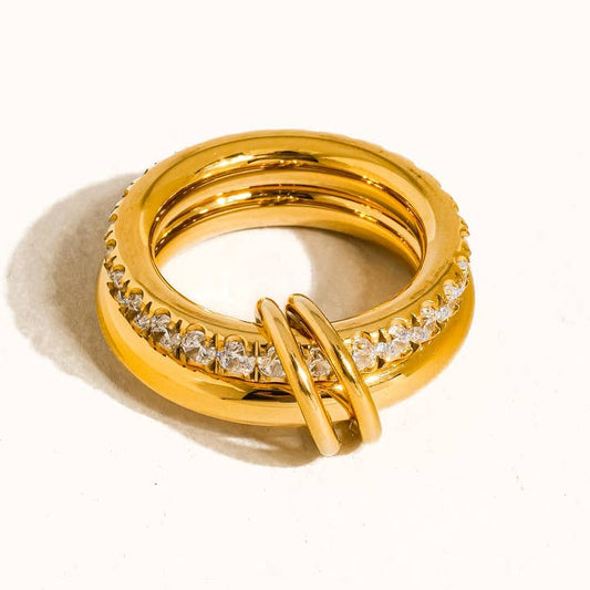 JUSTICE 18K GOLD RING