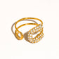 DAGG 18K GOLD GLAM RING